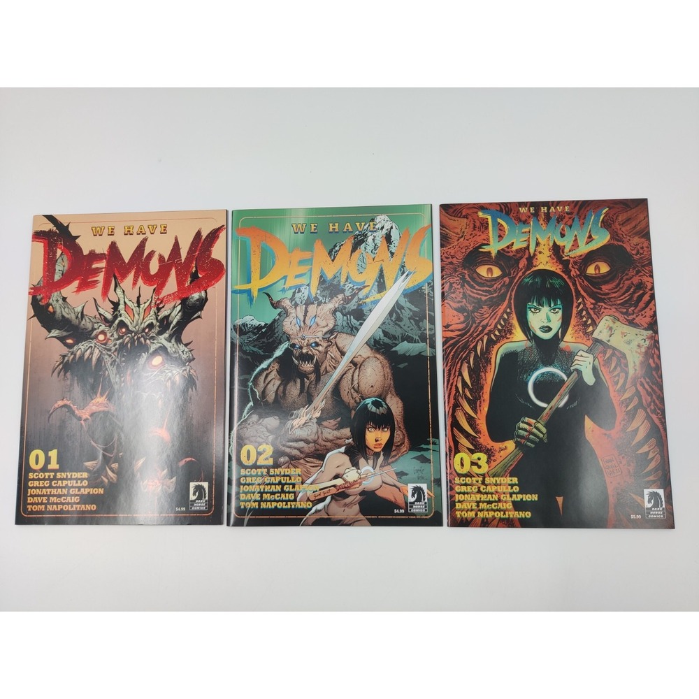 We Have Demons‎ 1-3 Complete Set NM Scott Snyder (Dark Horse Comics 2022)